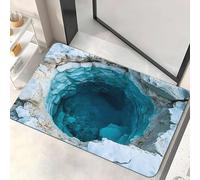 Tappeto con foro 3D 2026, tappeto illusione foro 3D, tappeti che sembrano un buco, tappeti con illusione ottica, come test e gioco con il tuo gatto o cane, per l'ingresso della porta, bagno, sala