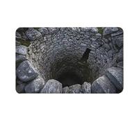 Tappeto con illusione, antiscivolo, impermeabile, design con fori senza fondo, tappeto per ingresso, per decorare il pavimento, la porta, l'ingresso, il soggiorno, la camera da ,