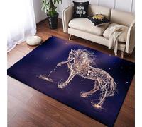 Tappeto Con Illusione Ottica 3D Per Soggiorno, Animale Stampato,Tappetino Per Decorazioni Per La Casa,Tappetino Antiscivolo,Zerbino Lavabile 50 X 80 Cm - Pulizia Facile /5302655535414