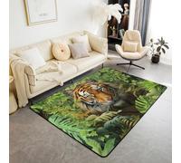 Tappeto Con Illusione Ottica 3D Per Soggiorno, Animale Stampato,Tappetino Per Decorazioni Per La Casa,Tappetino Antiscivolo,Zerbino Lavabile 50 X 80 Cm - Pulizia Facile /1687977029013