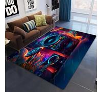 Tappeto Con Illusione Ottica 3D Per Soggiorno, Strumento Musicale Stampato,Tappetino Per Decorazioni Per La Casa,Tappetino Antiscivolo,Zerbino Lavabile 50 X 80 Cm - Pulizia Facile /333084297647