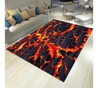 Tappeto Con Illusione Ottica 3D Per Soggiorno, Trama Colorata Astratta Stampato,Tappetino Per Decorazioni Per La Casa,Tappetino Antiscivolo,Zerbino Lavabile 200 X 300 Cm - Pulizia Facil -141545032720