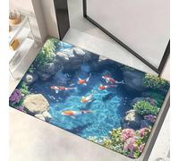 Tappeto con illusione ottica 3D, prova e gioca con cane o gatto, tappeto che sembra un buco nel terreno, tappeto con fori 3D con sicuro antiscivolo, facile da pulire, zerbino per ingresso per tutte le