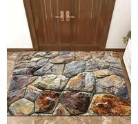 Tappeto con illusione ottica 3D, tappeti 3D Hole, tappeto che sembra un buco nel terreno, il cane si spaventerà del tappeto 3D Hole, tappetino 3D con foro senza fondo con illusione ottica, prova e