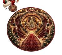 Tappeto con Illusione Ottica Stuoia antiscivolo realistica decorativa per | Tappeto di Natale da zona per il Giorno del Ringraziamento interno esterno camera soggiorno bagno Halloween