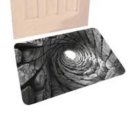 Tappeto con illusione ottica - Zerbino antiscivolo assorbente con illusione 'abisso, 50 x 81 cm, per interni ed esterni, bagno, camera da, cucina, ingresso porta d'ingresso
