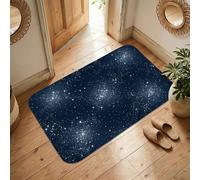 Tappeto con stelle, cosmico moderno galassia scintille nessuno blu navy antiscivolo per pavimento della casa tappeto rettangolare stampa tappeto per soggiorno, camera da letto, sala da pranzo