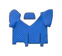 TAPPETO COPRICOFANO ECOPELLE BLU PER IVECO STRALIS HI-WAY AUTOMATICO CON FRIGO