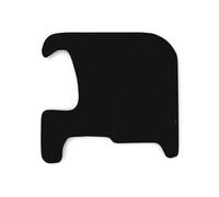 Tappeto Copricofano Moquette Nera Bordo Nero per IVECO STRALIS Active Day/Time