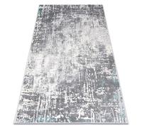 Tappeto CORE W9782 - strutturale, due livelli di pile, avorio / grigio 80x150 cm