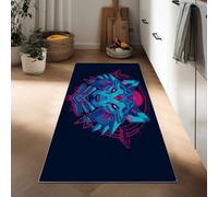 Tappeto Corridoio Lungo 60 x 180 cm, Tappeto Cucina Antiscivolo Lavabile Runner Corpi Celesti Geometrico Wolverine Corridoio Pelo Corto Arte Fantasy per Ingresso Camera da Letto Lavanderia