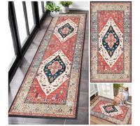 Tappeto Corridoio Lungo Tappeto Passatoia Ingresso Interno Antiscivolo Tappeto Runner Cucina Assorbente Lavabile Tappeti Bagno Moderni Tappeto Passatoia Corridoio per Entrata Lavanderia 50 x 140 cm