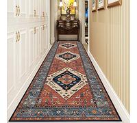 Tappeto corridore retrò con lavabile antiscivolo, morbido touch annebbiare scale lungo tappeti lunghi 1 m / 1,5m / 2m / 2,5 m / 3m / 3,5m / 4m / 4,5m / 5m / 5,5 m / 6m area tappetino per la porta