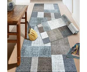 Tappeto Corridore Su Misura Lucano 3 Colori Cucina Ingresso Larghezza 80 cm
