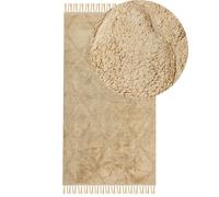 Tappeto cotone beige 80 x 150 cm SANLIURFA