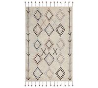 Tappeto cotone stile boho 160 x 230 cm motivo geometrico colorato Corum