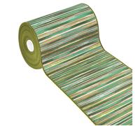 emmevi Tappeto Cucina Bordato Assorbente Tessitura Piatta Multiuso Bagno Camera Stile Bamboo 52X80 Verde