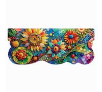 Tappeto Cucina Gomma Pvc Stampa HD Mosaico Floreale Moderno Antimacchia Lavabile