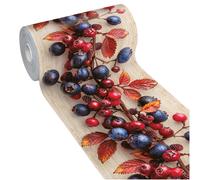 emmevi Tappeto Cucina Mirtilli 3D Gomma Morbida Pvc Passatoia Antimacchia Antiscivolo Antisfilo 51x250 Cm