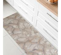 Tappeto cucina passatoia antiscivolo a metro effetto marmo marmorizzato 7040