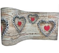 Tappeto Cucina Passatoia Antiscivolo Lavabile Corridoio Runner Dis CUORI ROSSI