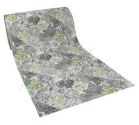 Tappeto Cucina Passatoia Grigia Verde Gommata Lavabile Antiscivolo Fantasia 213