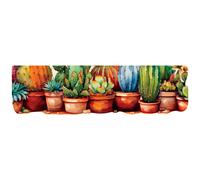 emmevi Le Forme Cactus Tappeto Cucina Sagomato Pvc Moderno Colorato Antiscivolo Stampa Digitale 50x180 cm