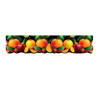 Tappeto Cucina Sagomato Gomma Pvc Antimacchia Stampa Digitale Moderna Frutta 3D