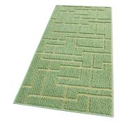 Tappeto Cucina Tessitura 3D Morbido Assorbente Antiscivolo Design Geometrico