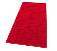 Tappeto Cucina Tessitura 3D Morbido Assorbente Antiscivolo Design Geometrico