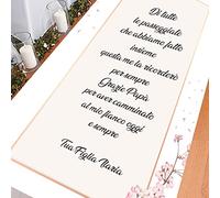Tappeto D Matrimonio di tutte le passeggiate che abbiamo fatto insieme questa me la ricorderò per sempre per il Papà (100cm X 200cm)