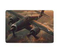Tappeto da 152 x 101,6 cm, motivo: aeromobili della guerra mondiale, per soggiorno, casa colonica, moderno, per camera da letto, sala da pranzo, ufficio, cucina, lavabile
