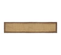 vidaXL Tappeti per area Grigio 80 x 400 cm Juta, Tappeto per Soggiorno, Decorazione in Juta Beige fatta a mano, Stile e Comfort per la tua Casa