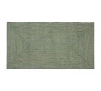 vidaXL Tappeto rettangolare verde oliva 100 x 200 cm, in iuta, fatto a mano, moderno, morbido, per soggiorno, decorazione durevole per la casa