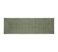 vidaXL Tappeto rettangolare verde oliva 80 x 250 cm, in iuta, fatto a mano, moderno, morbido, per soggiorno, decorazione durevole per la casa