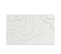 Tappeto da bagno | 39 x 60 cm Tappetino assorbente in terra di diatomee | Quick