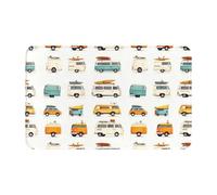 Tappeto da bagno - 50,8 x 80 cm tappetini da cucina per pavimento, luna lupo guerriero tappeti per ingresso tappeti interni, antiscivolo lavabile bagno lavanderia porta tappeto