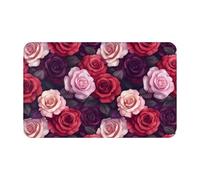 Tappeto da bagno - 50,8 x 80 cm tappetini da cucina per pavimento, tappeti per ingresso interni, luna lupo guerriero antiscivolo lavabile bagno lavanderia porta tappeto