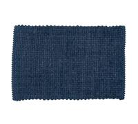Tappeto da bagno antiscivolo Covelo 50x80 cm blu scuro Blu-scuro