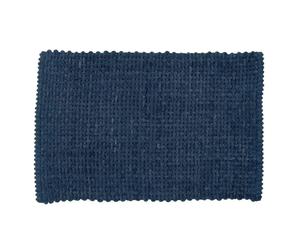 Tappeto da bagno antiscivolo Covelo 50x80 cm blu scuro Blu-scuro