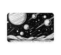 Tappeto da bagno antiscivolo lavabile - Tappetini da cucina per pavimento, tappeti per ingresso interni, paesaggio cosmico arte celeste lavanderia bagno porta tappeto con retro in gomma 50,8 x 80 cm