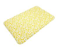 Tappeto da bagno antiscivolo, lavabile, tappetino da cucina per pavimento, tappeti per ingresso interni, bellissimi fiori margherite, lavanderia, bagno, porta con retro in gomma, 50,8 x 80 cm