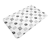 Tappeto da bagno antiscivolo, lavabile, tappetino da cucina per pavimento, tappeto per ingresso interno, stampa algoritmi matematici, lavanderia, bagno, porta con retro in gomma, 50,8 x 80 cm