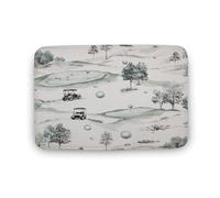 Tappeto da bagno con motivo ad con campo da golf, tappetino da bagno con motivo ad alberi da sport sul prato con retro antiscivolo, morbido tappetino in microfibra per a, 20"x32"