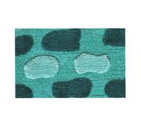 Tappeto Da Bagno Con Sottofondo Antiscivolo Disegno Stone Colore Verde