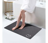 Tappeto da bagno con terra di diatomee, ad asciugatura rapida, super assorbente, con fondo in gomma antiscivolo, adatto sotto la porta, tappeti da pavimento davanti alla vasca da bagno, doccia,