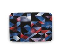 Tappeto da bagno Glam Gingham, tappeto da bagno patchwork geometrico con retro antiscivolo, morbido tappetino in microfibra per a, 40,6 x 61 cm