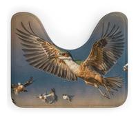 Tappeto da bagno Hunting Flying Wild, a forma di U, antiscivolo, in pile di corallo, super morbido e assorbente, per a, 40,6 x 50,8 cm