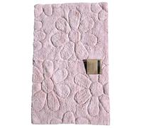 Tappeto Da Bagno In Cotone 100% Con Fiori Di Margherita Rosa Madison - 20"X32"