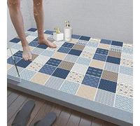 Tappeto da bagno in luffa in PVC, tappetino da bagno antiscivolo per massaggi, tappetino per doccia bagnata, tappetino da bagno con scarico, tappetino per doccia anti muffa, tagliato su misura